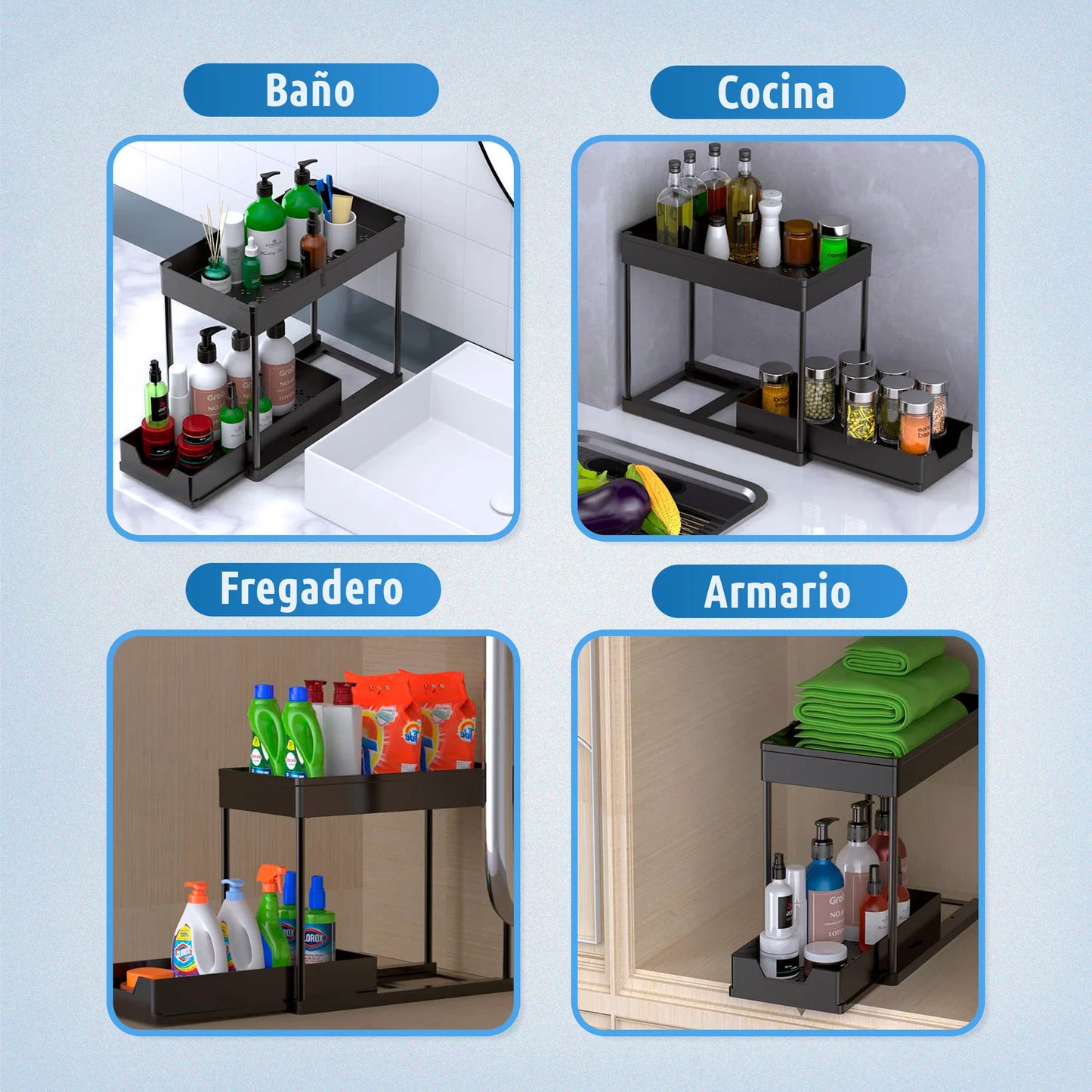 Pack x 2 Organizadores Cocina