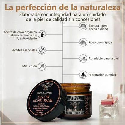 Terra - Bálsamo Orgánico de Sebo de Res y Miel
