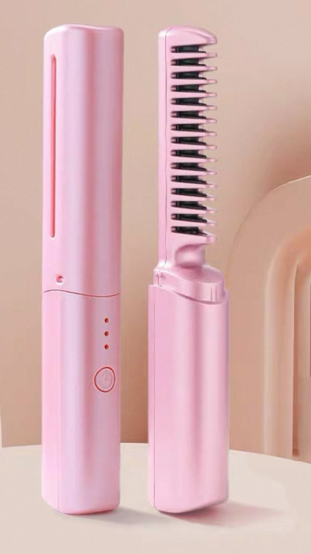 GlamBrush® - Mini Peine Plancha Portatil