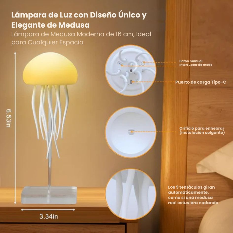 JellyLamp® - Lampara de Medusa