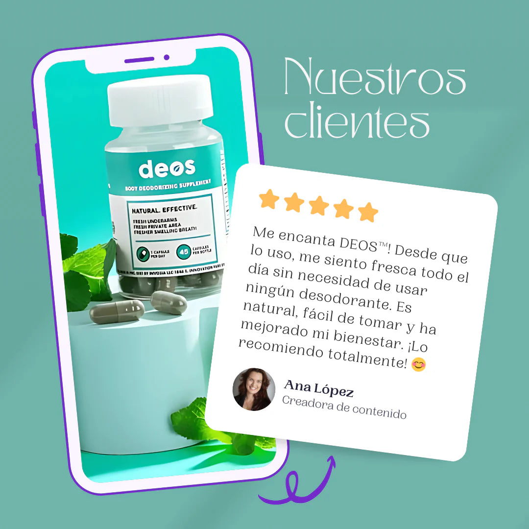 Desodorante corporal | Elimina olores de pies a cabeza 2x1
