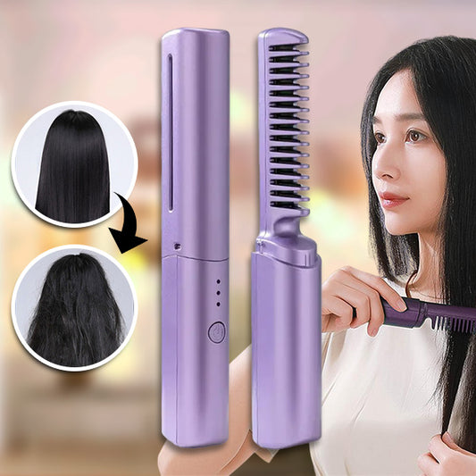 GlamBrush® - Mini Peine Plancha Portatil