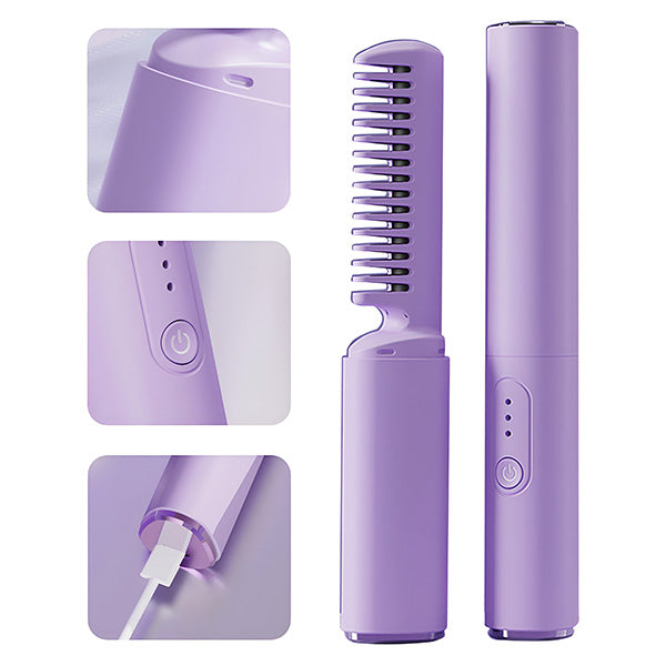 GlamBrush® - Mini Peine Plancha Portatil