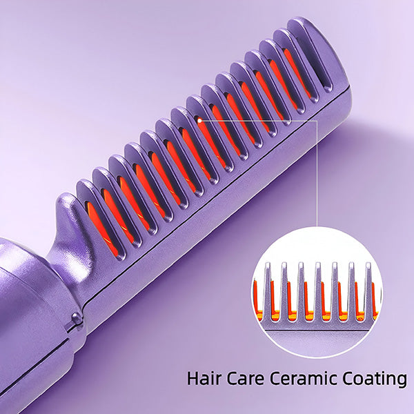GlamBrush® - Mini Peine Plancha Portatil