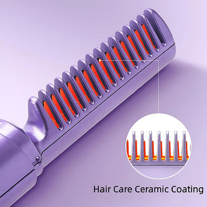 GlamBrush® - Mini Peine Plancha Portatil