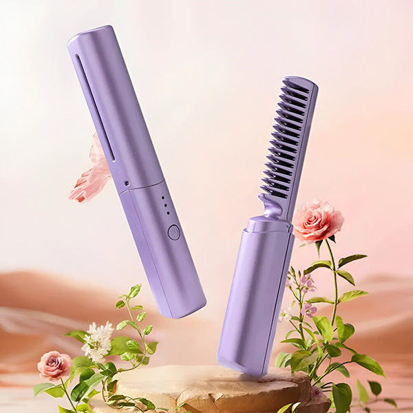GlamBrush® - Mini Peine Plancha Portatil