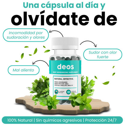 Desodorante corporal | Elimina olores de pies a cabeza 2x1